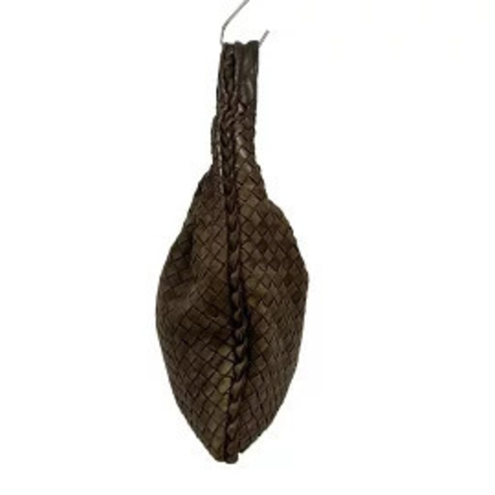 Bottega Veneta Bag Shoulder Dark Brown Leather